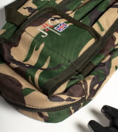 Three rod buzz bar bag in camo