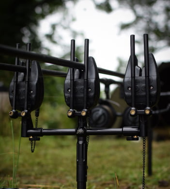 3 Rod Adjustable bars in prolite black with bite alarms