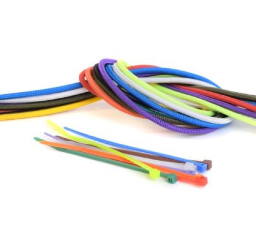 Rod locker cords tied in knot