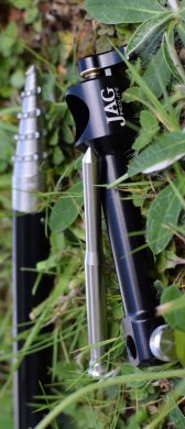 Prolite Black Bankstick Stabiliser lying in grass