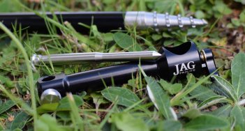 Prolite Black Xcavators close up in grass