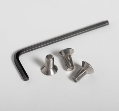 Allen Key and 3 spare screws as part of SUB x JAG spares kit