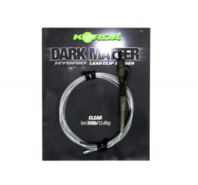 KORDA | DARK MATTER LEADER HYBRID CLIP 30LB 1M