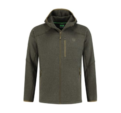 KORDA | POLAR FLEECE JACKET - CHARCOAL & OLIVE