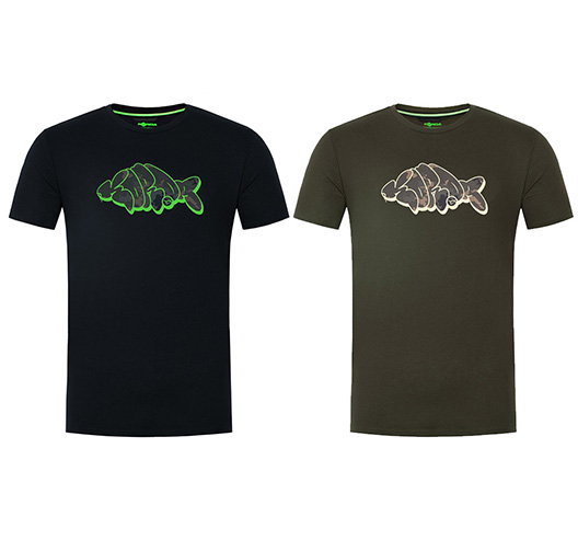 KORDA | OUTLINE TEE - BLACK & DARK OLIVE
